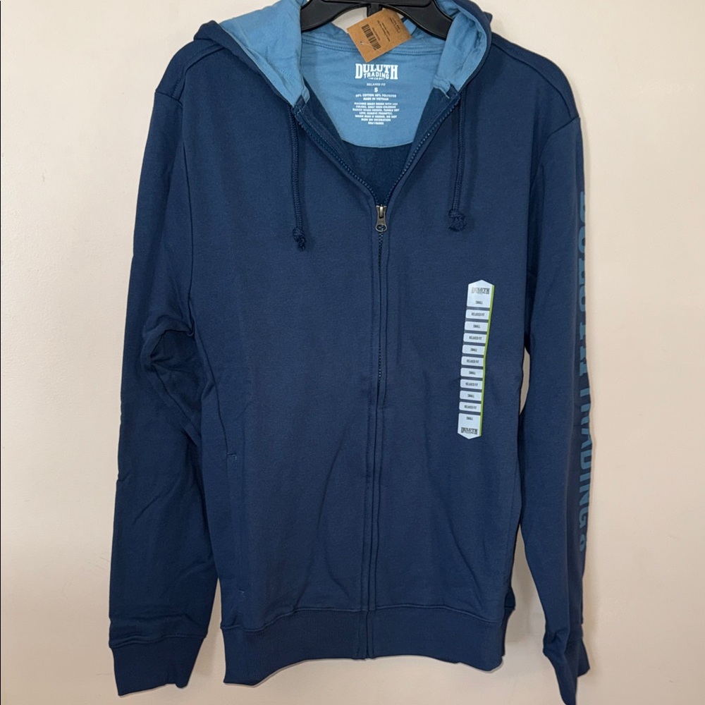 Duluth Trading Co. Navy Full-Zip Hoodie